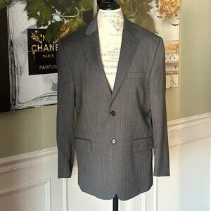 JOS. A BANK MEN'S SUIT SPORT COAT:PRE-OWNED (EXC. COND.) GREY TAILORED FIT 42S